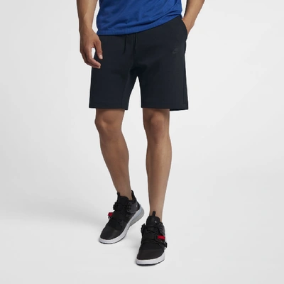 Shop Nike Sportswear Tech Fleece Men's Shorts (black) - Clearance Sale In Black,black,black