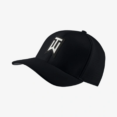 Shop Nike Tw Aerobill Classic 99 Fitted Golf Hat In Black