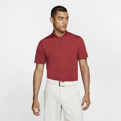 Shop Nike Dri-fit Victory Men's Golf Polo In Red