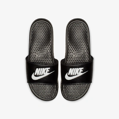 Shop Nike Men's Benassi Jdi Slides In Black