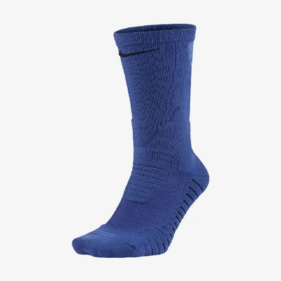Shop Nike Men's Vapor Football Crew Socks In Blue