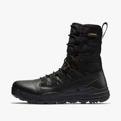 Shop Nike Men's Sfb Gen 2 8" Gore-tex Tactical Boots In Black