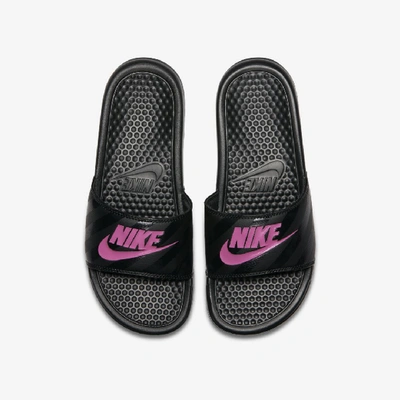 Shop Nike Women's Benassi Jdi Slides In Black