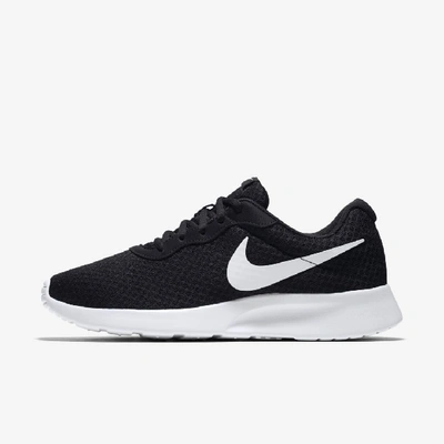 Shop Nike Tanjun Men's Shoe In Black,white