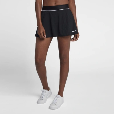 Shop Nike Court Dri-fit Women's Tennis Skirt In Black