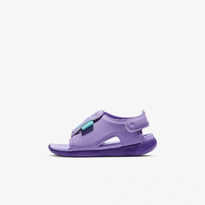 Shop Nike Sunray Adjust 5 Infant/toddler Sandal In Purple