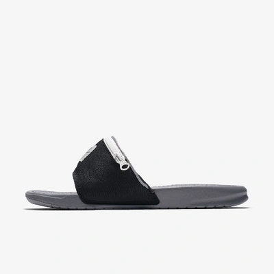 Shop Nike Benassi Jdi Fanny Pack Men's Slide In Black,summit White,cool Grey