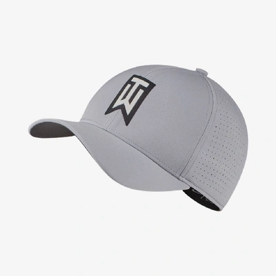Shop Nike Tw Aerobill Classic 99 Fitted Golf Hat In Wolf Grey