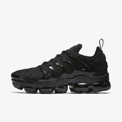 Nike Black Air Vapormax Plus Sneakers In Black/black/dark