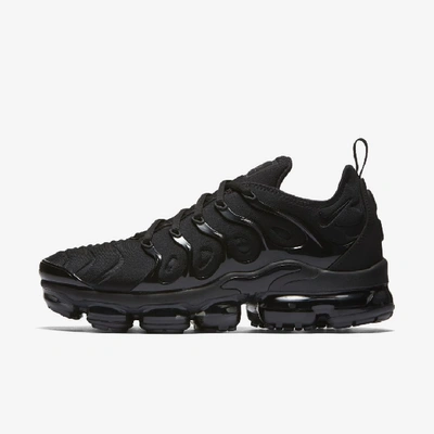 Shop Nike Men's Air Vapormax Plus Shoes In Black