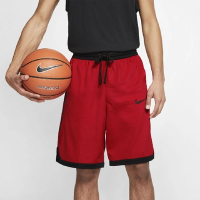 Shop Nike Dri-fit Elite Men's Basketball Shorts In Red