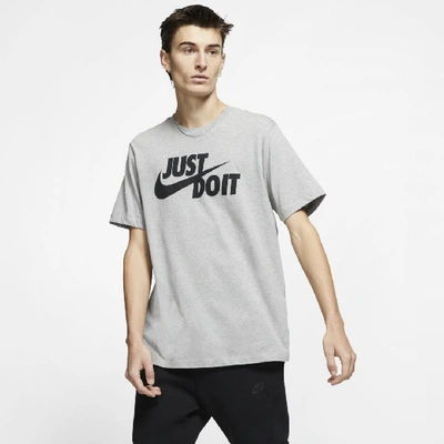 Shop Nike Men's  Sportswear Jdi T-shirt In Grey
