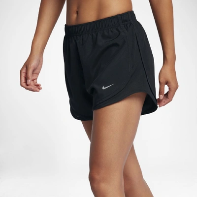 Shop Nike Women's Tempo Brief-lined Running Shorts In Black