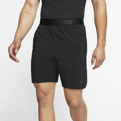 Shop Nike Flex Men's 8" Training Shorts In Black