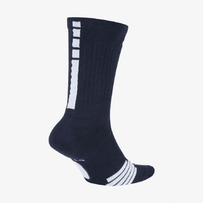 Shop Nike Unisex Elite Crew Basketball Socks In Blue