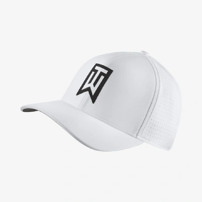 Shop Nike Tw Aerobill Classic 99 Fitted Golf Hat In White