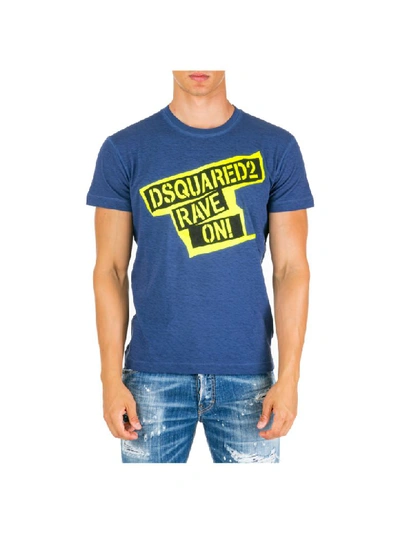 Shop Dsquared2 Short Sleeve T-shirt In Blue