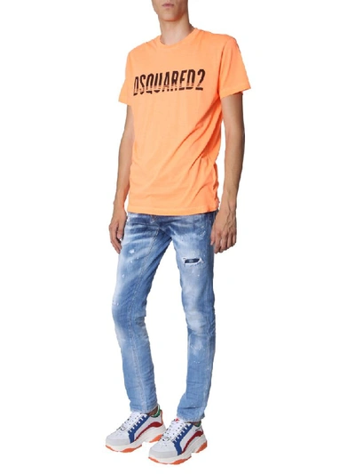 Shop Dsquared2 Jeans In Blu Chiaro