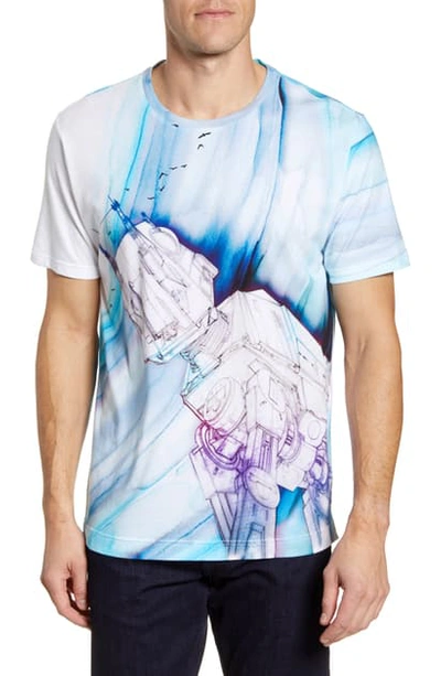 Shop Robert Graham At-at Birds Graphic T-shirt In White