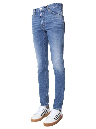 Shop Dsquared2 Jeans In Blu Chiaro