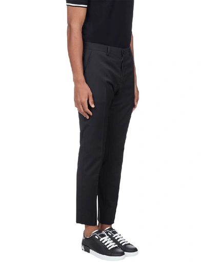 Shop Dolce & Gabbana Trousers In Nero