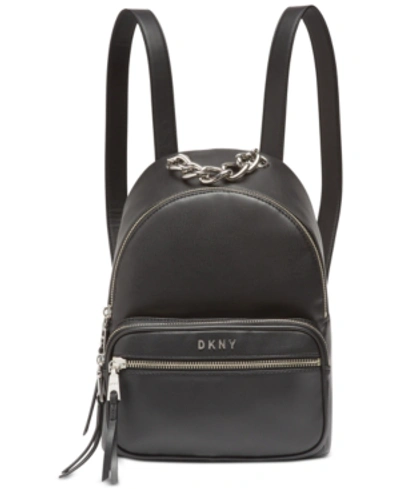 Shop Dkny Abby Backpack In Black/silver