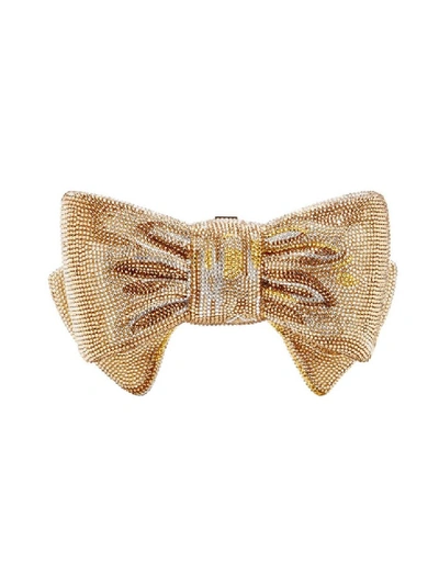 Judith Leiber Couture Bow Crystal Clutch