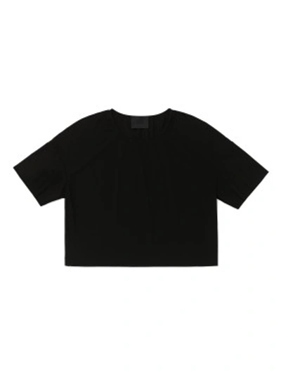 Shop Wone Classic Tee Crop In Black