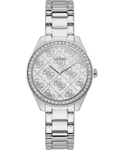 Shop Guess Women's Stainless Steel Bracelet Watch 36.5mm In Gray