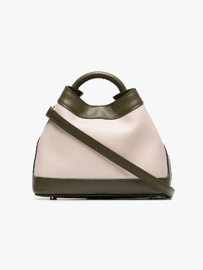 Shop Elleme Cream Baozi Mini Leather Bag In Neutrals