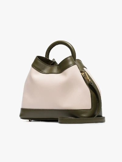 Shop Elleme Cream Baozi Mini Leather Bag In Neutrals