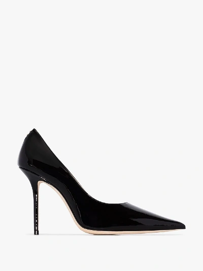 Shop Jimmy Choo 'love 100' Pumps In Black