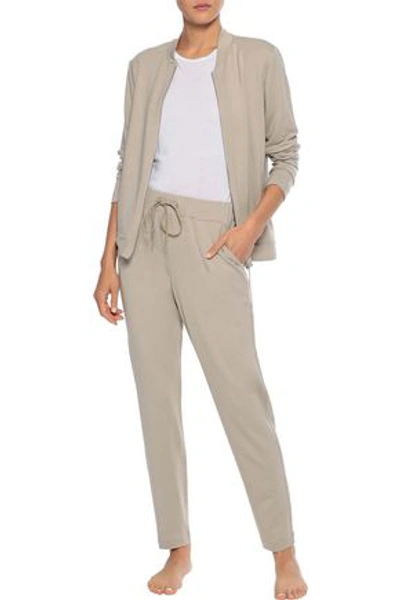 Shop Hanro Balance French-terry Track Jacket In Neutral