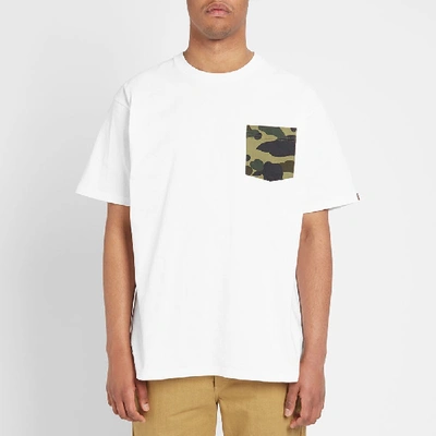 Shop A Bathing Ape Relaxed Bape Pocket Tee In White