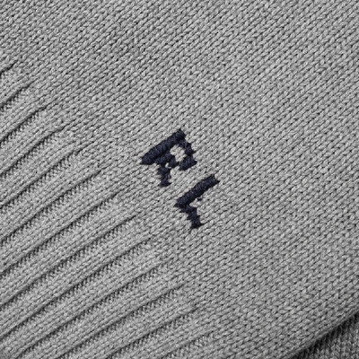 Shop Polo Ralph Lauren College Bear Intarsia Knit In Grey