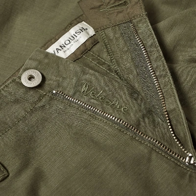 Shop Vanquish Tapered Cargo Pant In Green
