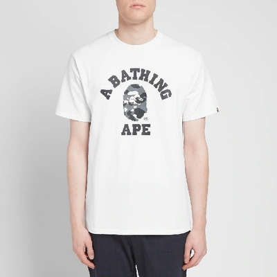 Shop A Bathing Ape City Camo College Tee In White