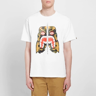 Shop A Bathing Ape 1st Camo Tiger Tee In White