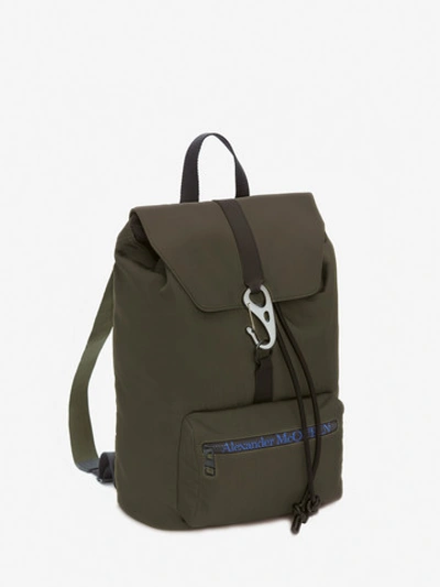 Shop Alexander Mcqueen Urban Backpack In Khaki Green