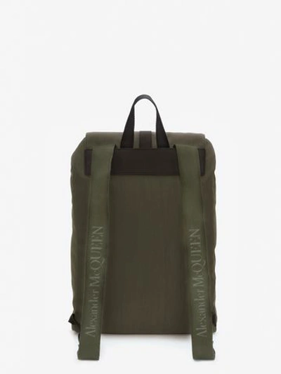 Shop Alexander Mcqueen Urban Backpack In Khaki Green