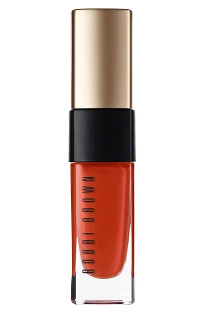 Shop Bobbi Brown Luxe Liquid Lip Velvet Matte Liquid Lipstick - Blood Orange