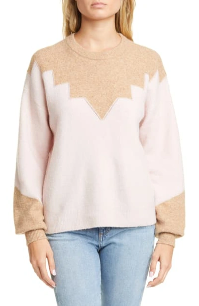 Shop Joie Zinca Wool Blend Sweater In Quartz