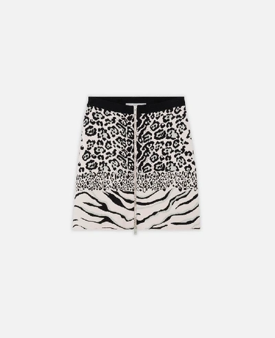 Shop Stella Mccartney Animal Print Mini Skirt In Multicolor