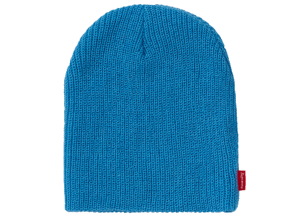 light blue supreme beanie