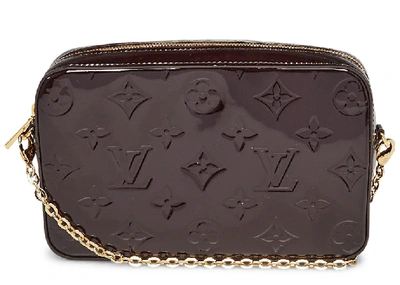 Louis Vuitton Amarante Monogram Vernis Camera Pouch - Yoogi's Closet