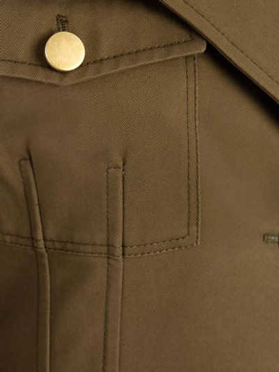 Shop Alexander Mcqueen Military Jacket In Khaki Green