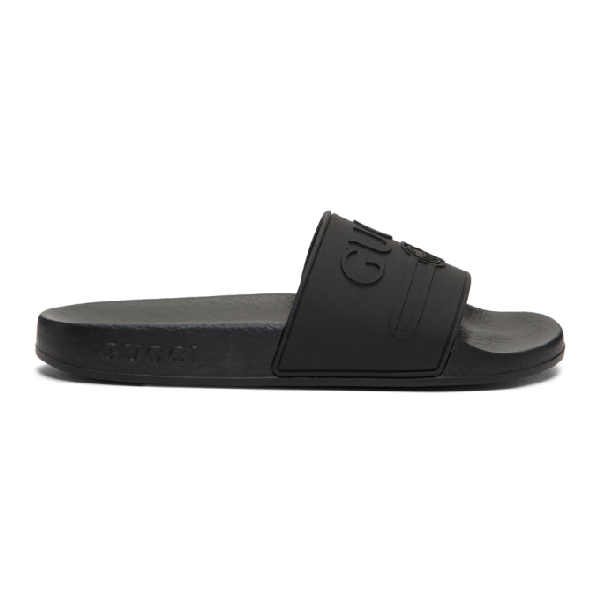 gucci pursuit logo slides