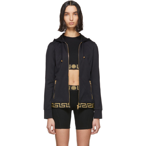technical jersey hooded sweatshirt