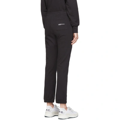 Shop Apc Black Jjjjound Edition Justin Lounge Pants In Noir