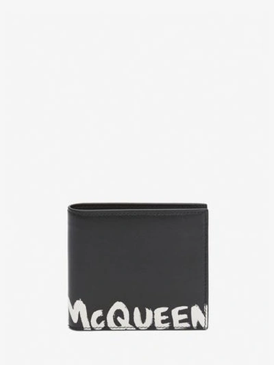 MCQUEEN GRAFFITI 折叠钱夹